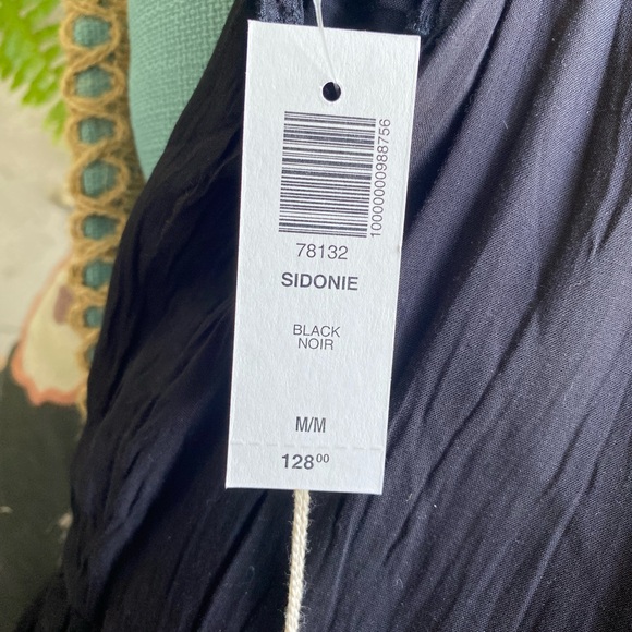 NEW with tags M ARITZIA Black Sedonie Babydoll Dress - Picture 6 of 7